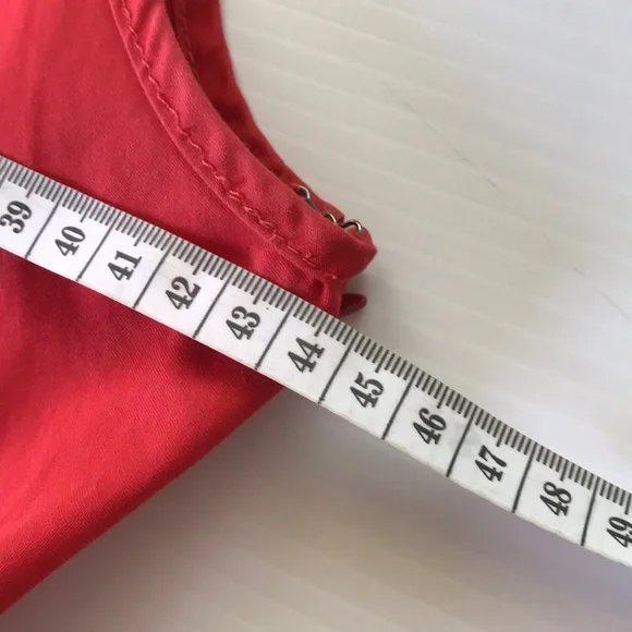 WOMENS S red sundress balloon skirt midi dress - Picture 12 of 16